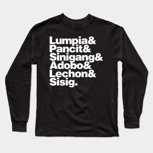 Filipino Foodie v2 Long Sleeve T-Shirt